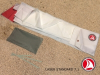 Ventoz Laser Standard Zeil 7.1 m2 (ILCA 7))  - Rode Patches