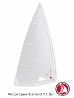 Ventoz Laser Standard Zeil 7.1 m2  - Wit