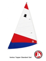 Ventoz Topper Zeil (5.3 m2) - Wit-Rood-Blauw