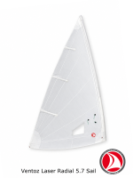 Ventoz Laser Radial Zeil 5.7 (ILCA 6) - Wit