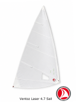 Ventoz Laser 4.7 (ILCA 4) zeil - Wit