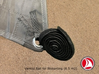 Ventoz strandzeil 6.5 m2 (blokarten)- All Black